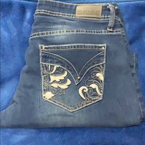 Blue fashion jeans